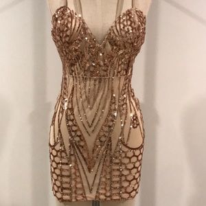 Short sequence dress